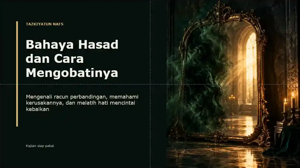 Contoh slide: Bahaya Hasad dan Cara Mengobatinya